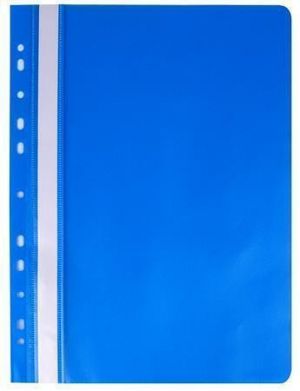 Desky s rychlovazačem, europerforace, modré, PP, A4, VICTORIA