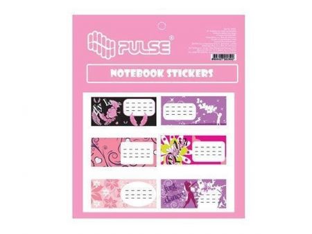 Samolepící šítky na sešity "Girls", 30ks, PULSE