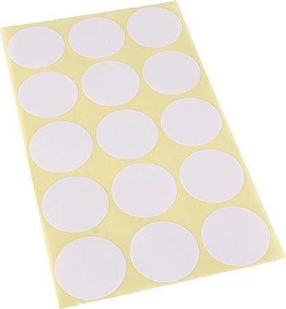 Etikety, kruhové, průměr 30mm, 4 archy - 60ks etiket