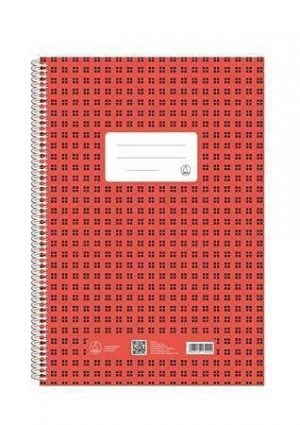 Spirálový sešit "Novum", čtverečkovaný, A4, 80 listů, FŰZFŐI