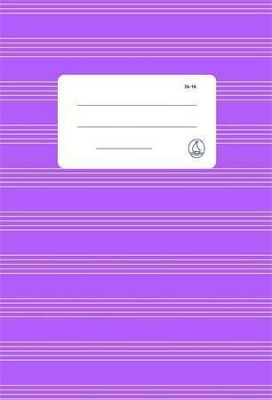 Sešit Harmónia "36-16", notový, A5, 16 listů, FŰZFŐI