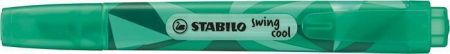 Zvýrazňovač "Swing Cool", tyrkysová, 1-4 mm, STABILO