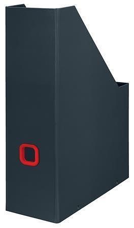 Stojan na časopisy "Cosy Click&amp;Store", sametová šedá, 95mm, PP/karton, LEITZ 53560089