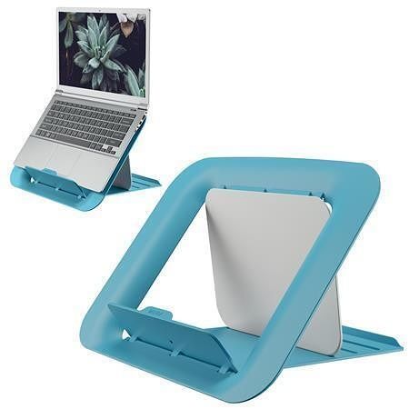 Stojan pod notebook "Ergo Cosy", modrá, LEITZ 64260061