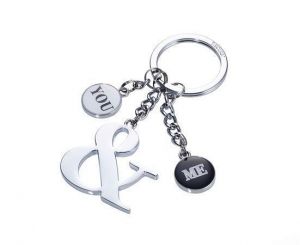 Klíčenka "YOU&amp;ME", se 3 přívěsky, TROIKA