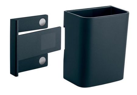 Stojánek na psací potřeby "Artverum® Clip&amp;Organise", antracitová, na tabuli, 7,5x9,4x5,1 c