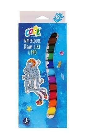 Temperové barvy, 12 ks, COOL BY VICTORIA