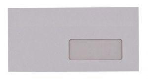 Obálka, LA4 DL, eco-friendly, samolepicí s klopou - přehybová, s okénkem vpravo, VICTORIA