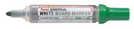 Popisovač na bílou tabuli "Easyflo", zelená, 6 mm, kuželový hrot, PENTEL MW50M-D