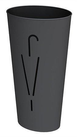 Stojan na deštníky, kovový, ALBA "Rainy", černý