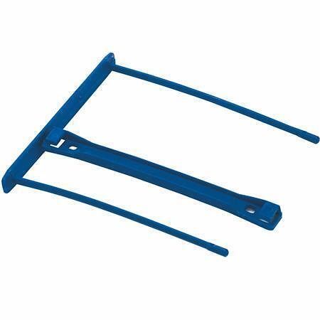 Archivační spony, plastové, modré, 100mm, FELLOWES