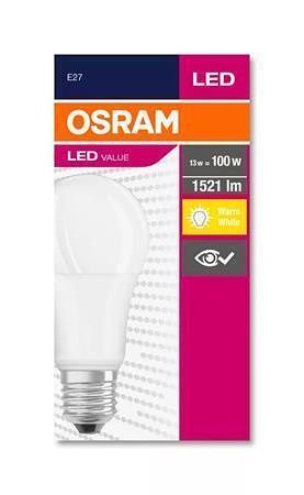 LED žárovka "Value", E27, globe, A60, 13W, 1521lm, 2700K (MF), OSRAM 4052899971097
