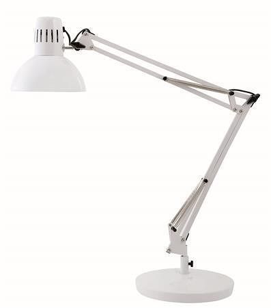 Stolní lampa "Architect", bílá, 11W, ALBA