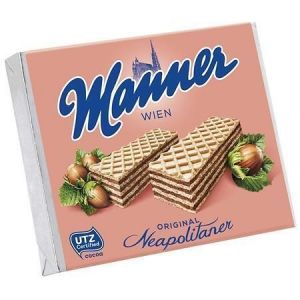 Oplatky "Manner Neapolitan", kakaové-oříškové, 75g