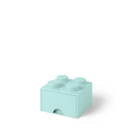 Úložný box se zásuvkou "Brick", tyrkysová, LEGO 40051742