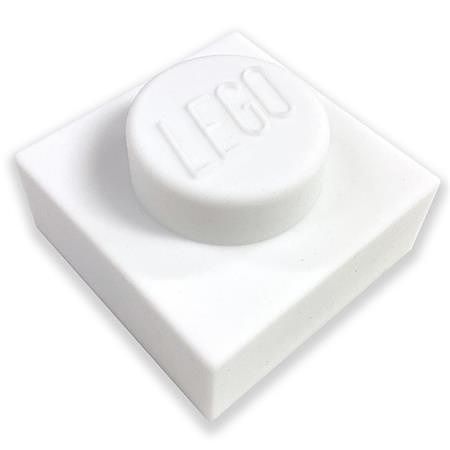 Noční světlo "Iconic 1x1 plate", bílá, LEGO LGL-LP50