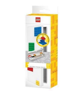 Penál, s barevnými destičkami a minifigurkou, plast, LEGO 52884