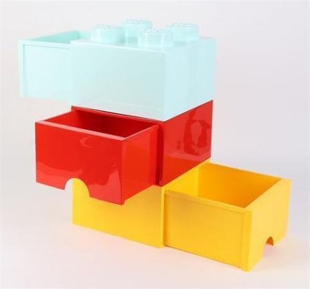 Úložný box se zásuvkou "Brick", žlutá, LEGO 40051732