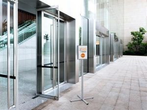 Informační stojan "INFO STAND OUTDOOR", antracitově-šedá, A4, DURABLE 502057