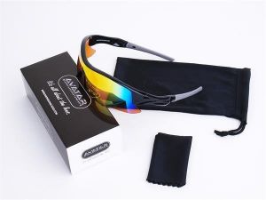 Sluneční brýle "Shield", černá, HD, AVATAR