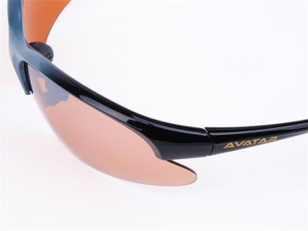 Sluneční brýle "War Master", černá-šedá, HD polarizační, AVATAR