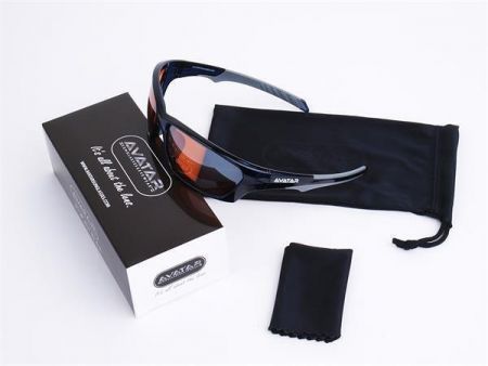 Sluneční brýle "Ascension", černá, HD polarizační, AVATAR