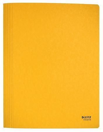 Desky s rychlovazačem "Recycle", žlutá, A4, karton, LEITZ 39040015