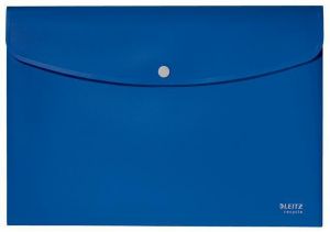 Desky s drukem "Recycle", modrá, PP, A4, LEITZ 46780035