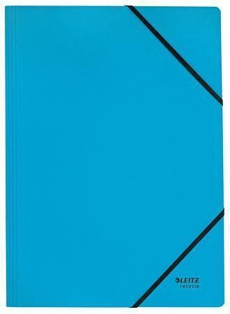 Desky na dokumenty "Recycle", modrá, karton, A4, LEITZ 39080035