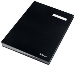 Podpisová kniha, černá, karton, A4, 20 listů, ESSELTE