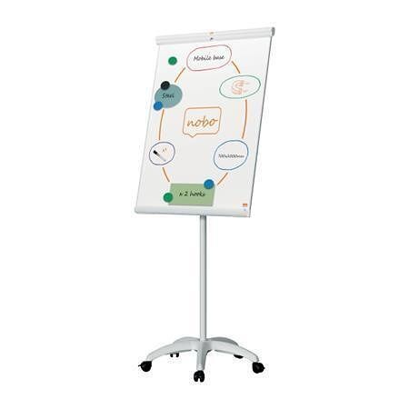 Flipchart tabule "Premium Plus", bílá, 70 x 100 cm, EcoLabel, mobilní, magnetická, NOBO 19