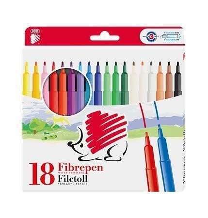 Fixy "300", 18 barev, 1mm, ICO