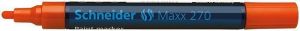 Permanentní lakový popisovač "Maxx 270", oranžová, 1-3mm, SCHNEIDER
