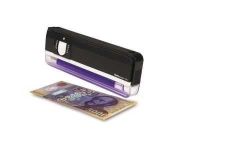 Tester pravosti bankovek, přenosný, SAFESCAN "40H"