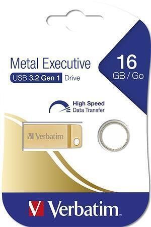 16GB USB flash disk "Executive Metal", USB 3.0, VERBATIM 