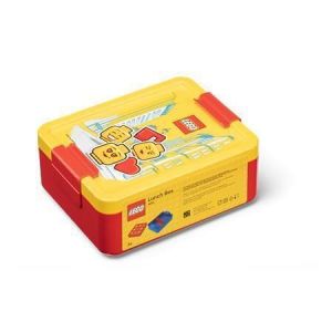 Svačinový box "Iconic Girl", červeno-žlutá, LEGO 40521725
