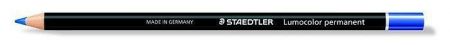 Barevná pastelka "Lumocolor", modrá, kulatá, na všechny povrchy, glasochrom, STAEDTLER