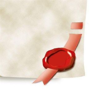 Papír s motivem "Pečeť" , A4, 185 g, SIGEL