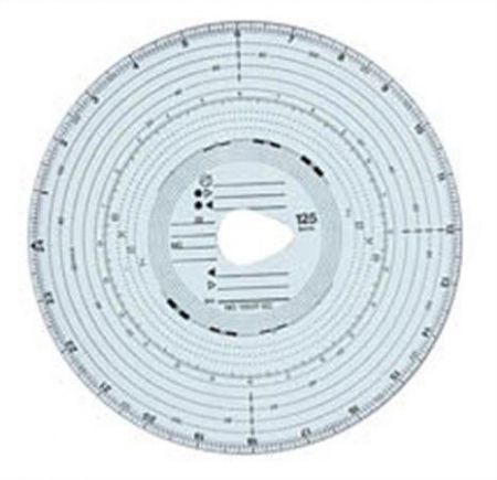 Kotouč do tachografu, 125 km/h