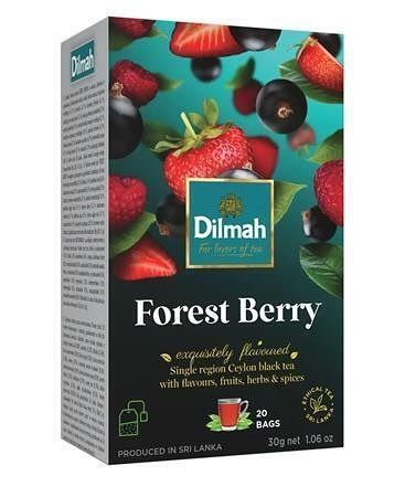 Černý čaj, lesní ovoce, 20x 1,5 g, DILMAH DIGR1032