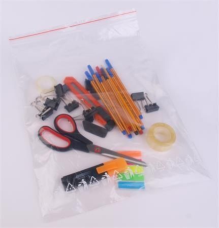 Sáček se zavíráním, 25x35 cm, průhledný