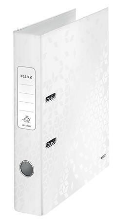 Pákový pořadač "180° WOW", bílá, 52 mm, A4, polaminovaný karton, lesklý, LEITZ