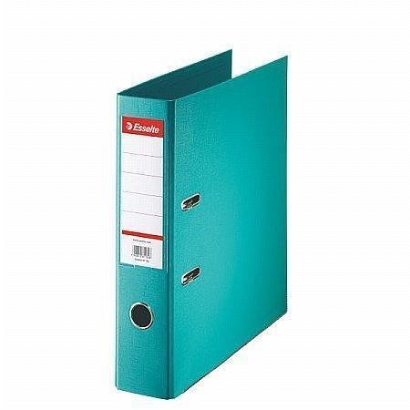 Pákový pořadač "Standard", ochranné spodní kování, tyrkysová, 75 mm, A4, PP, ESSELTE