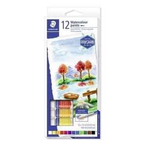 Temperové barvy "Design Journey", 12 barev, 12ml, STAEDTLER