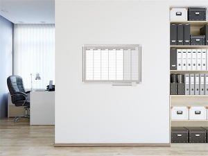 Magnetická plánovací tabule - týdenní, ENG, 90x60 cm, VICTORIA