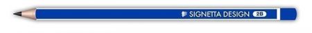 Grafitová tužka "Signetta", trojhranná, 2B, ICO 