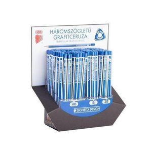 Grafitová tužka "Signetta", displej, trojhranná, HB,B,2B, ICO