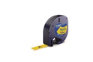 Páska, 12 mm x 4 m, DYMO "Letratag", žlutá