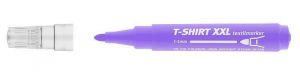 Popisovač na textil "XXL", fialová, 1-3mm, kuželový hrot, ICO