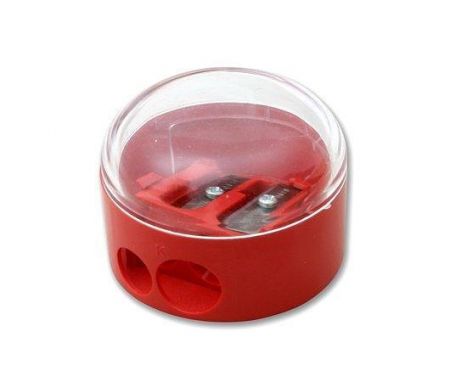 Ořezávátko na dvě tužky, se zásobníkem na odpad, plastové, ICO "Kum"